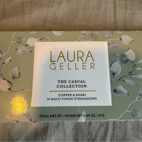NIB Laura Geller The Casual Collection Eyeshadow Palette Copper Khaki 14 Shades - Picture 6 of 10